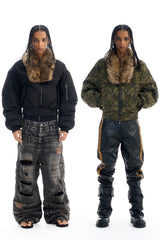 Reversible Camo Bomber Jacket