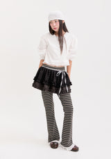 frill wrap skirt_dot