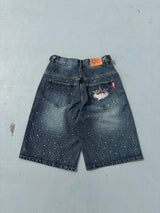 9090 × pH-1 Rhinestone Jorts