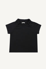 Vカラー クロップ トップ