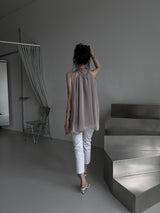 シアシアースカーフホルターワンピース (3color)
