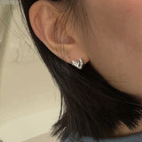 [925silver] トゥインクルハートピアス