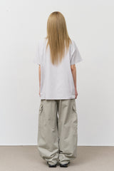 (W) Grein Washed Cargo Pants