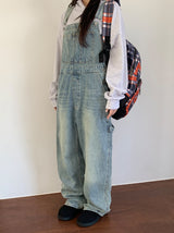 リシャン オーバーオール デニム パンツ