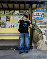 Blue Heart Ringer T-Shirt