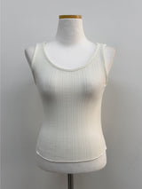 [SET] Pleated Sleeveless Skirt Two-Piece Set