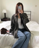 [ORIGINAL] Ain Stripe Oversized Shirt