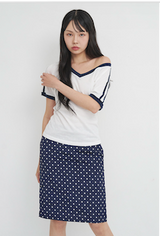 Darlene Mid Skirt Navy