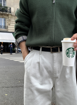 D.MADE Signature Essential Two-Tuck Wide Pants