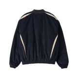 Corduroy Contrast Quilted Blouson - NAVY