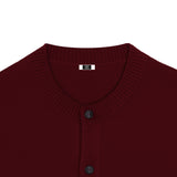 [Unisex] RÉSERVE BUTTON OVER FIT CARDIGAN [BURGUNDY]