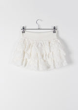 FLOWER CANCAN SKIRT SHORTS