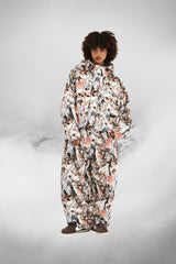 BIG POCKET HOODED JACKET REALTREE WHITE