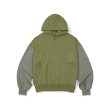 Earth button hoodie / Leaf