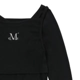 ダブリーアンバランスセットTシャツ (4Color)