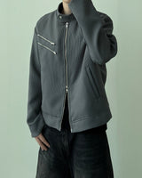 Rix tweed biker jacket