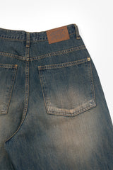 Life deep wide denim pants