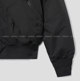  Billy Flight Two-Way Overfit Cropped Padded Jumper