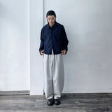 Dark Grid Relaxed Shirt