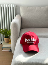 FOR CAT LOVERS RED BALL CAP