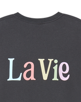 25FW カラーロゴショートスリーブTシャツ チャコール