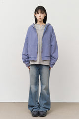 Noven Washed Zip Hoodie