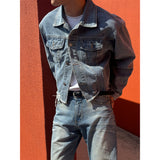 [S/S] クロップダメージデニムジャケット(2color)
