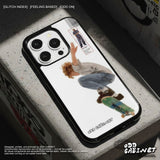 Hip Pixel Skateboard Epoxy Bumper iPhone Case