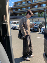 トライエンボスツイストニット