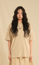 グランマカートゥーンTシャツ ベージュ