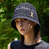 VA Patch Soft Knit Bucket Hat / Black