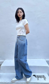 GRADIENT WASHING DENIM PANTS code 25003