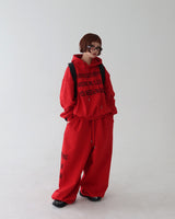 [UNISEX] Cash lettering jogger & wide pants