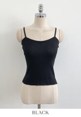 Sisle knit sleeveless wrinkle shirt set