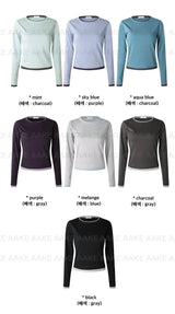 COLOR BINDING LONGSLEEVE
