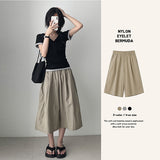 Cool Air Rivet Nylon Bermuda Banding Shorts (3 colors)