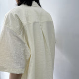 Boxy Embossed Layering Shirt