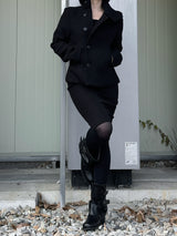 Catch double short coat