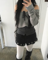 Stud winter shorts