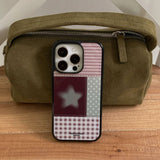 [+iPhone 17] マッチャチョコグラスケース (グラスバンパー)