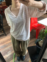 Daily stripe t-shirt