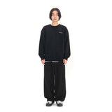 Sport Dept Flocking Logo Sweatshirt - Black