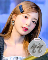 [SNSD Tiffany Earring] Mary Earring - Pearl Version (Silver)