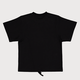リボンロックTシャツ ブラック