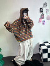 ソフティ💍💎スエードバルーンロングパンツ🩶🤎🖤3カラー