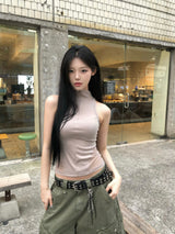 ジップアップノースリーブ