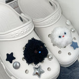 [made]fluffy monster shoes charm set 