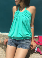 LINE MICRO DENIM SHORTS