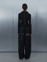 CROSS MULTI CARGO PANTS / BLACK