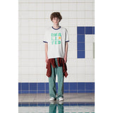 ロゴ リンガー Tシャツ / WHITE